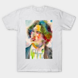 OSCAR WILDE watercolor portrait .34 T-Shirt